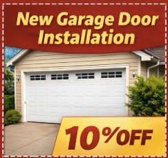 Coupon - New Garage Door Installation 10% Off